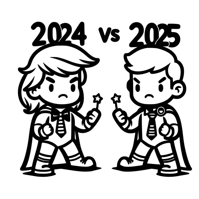 2024 vs 2025