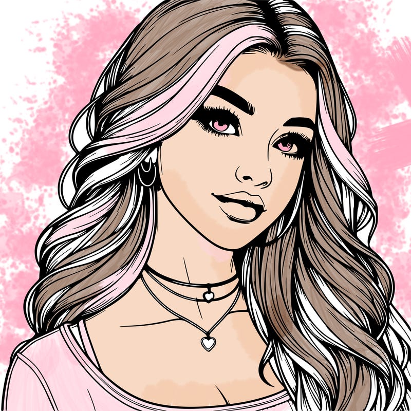 detailed realistic girl