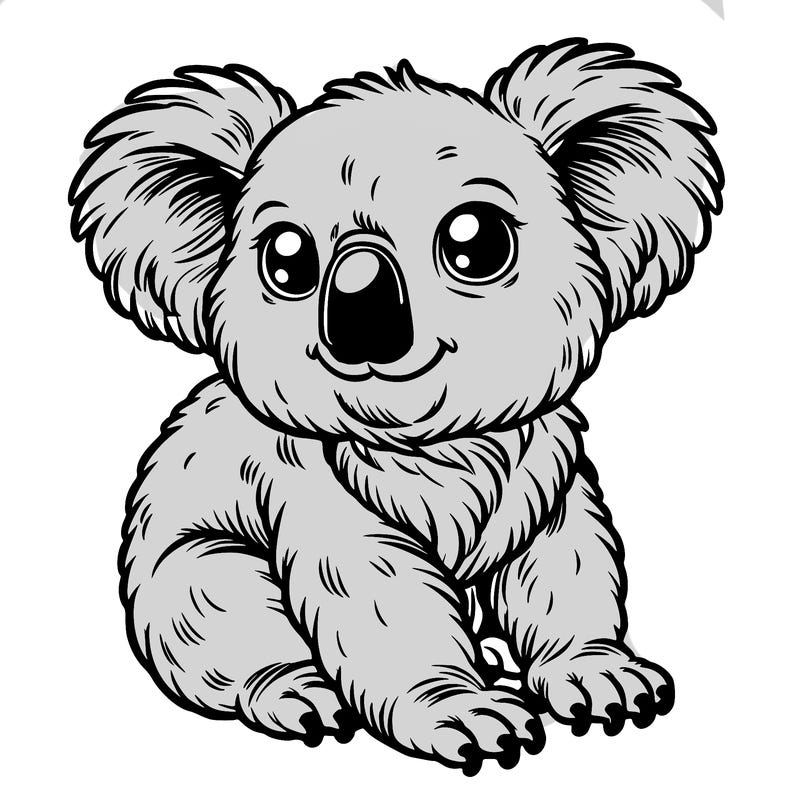 realistic koala