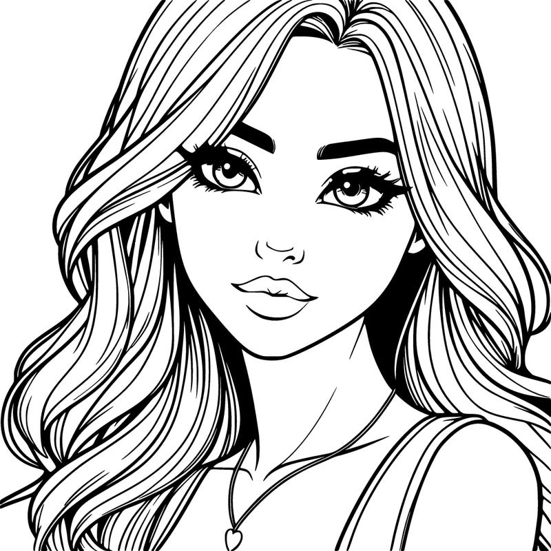 beautiful realistic girl