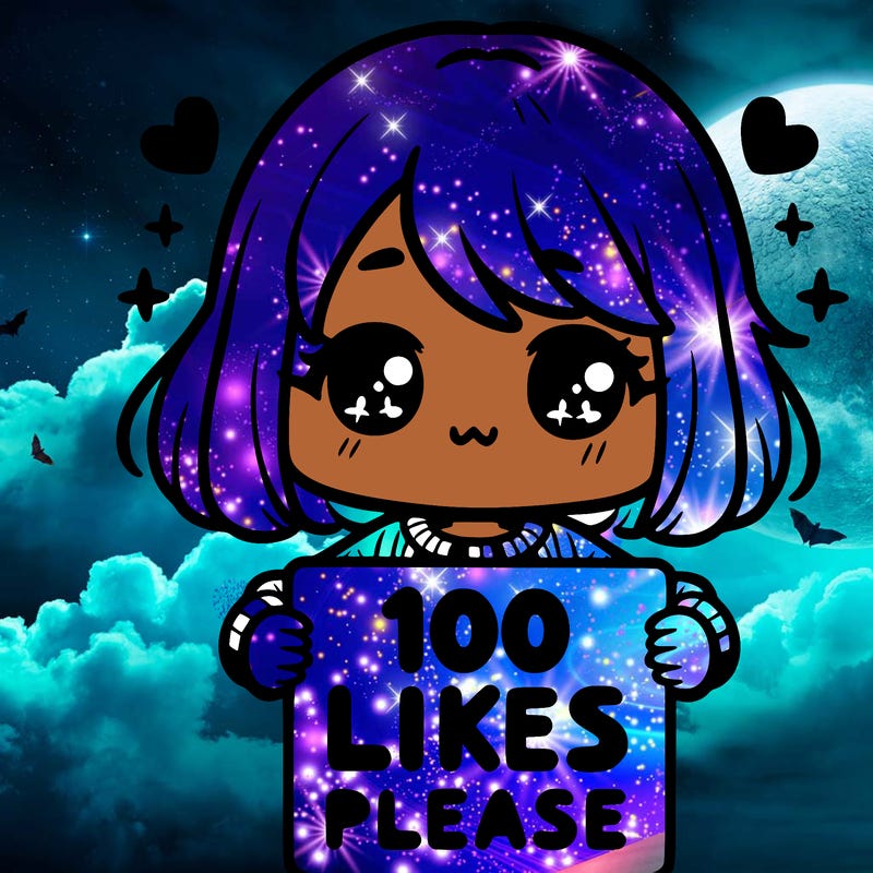 cute girl holding a sign saying 100 likes please