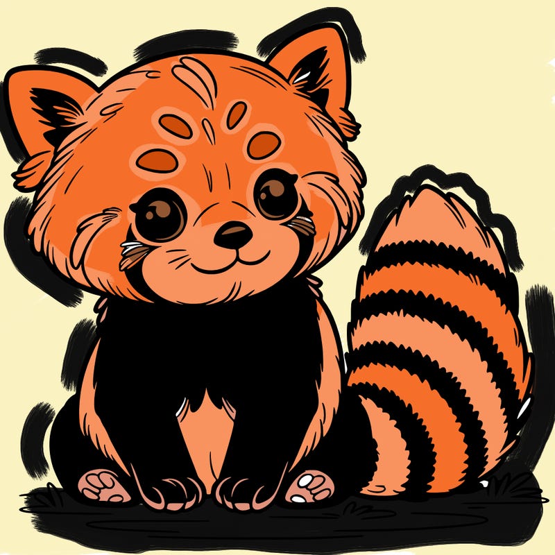 red panda