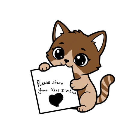 a small cat with a blank sheet of paper in its hand. the cat is sooooooo cute!