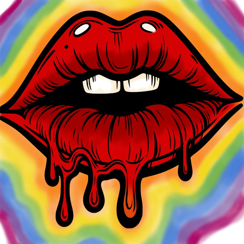 lips that look realistic and drip