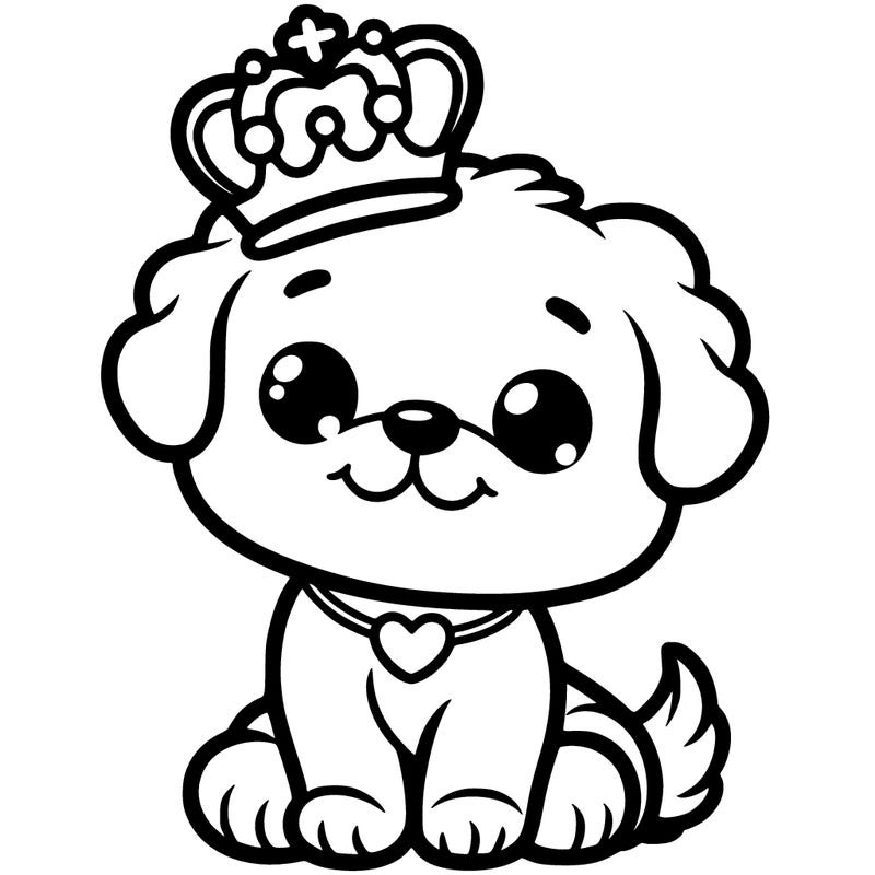 cutendoggy with crown