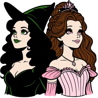 'elphaba and glinda (realistic)