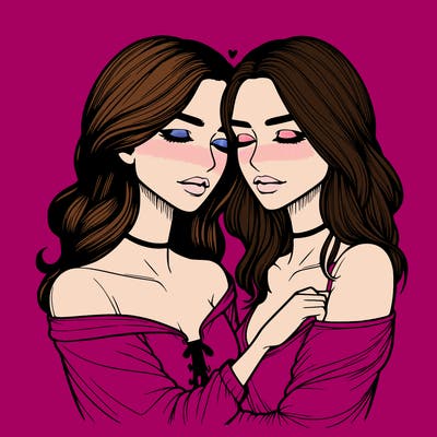 realistic girls in love