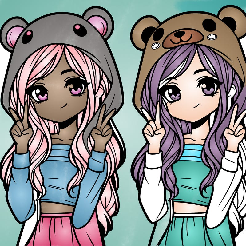 teen girl in animal costume