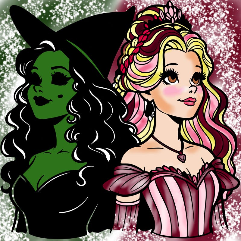 'elphaba and glinda (realistic)