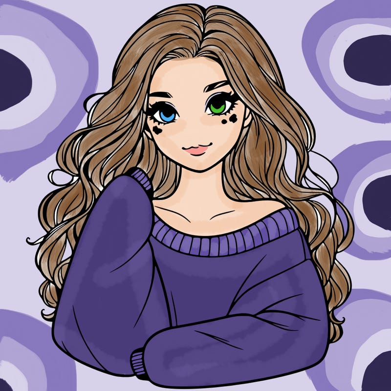 a beautiful girl in a big sweatshirt