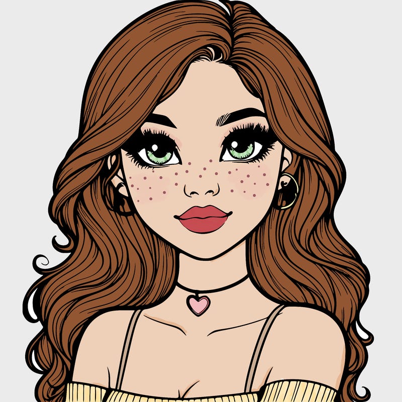 realistic pretty girl