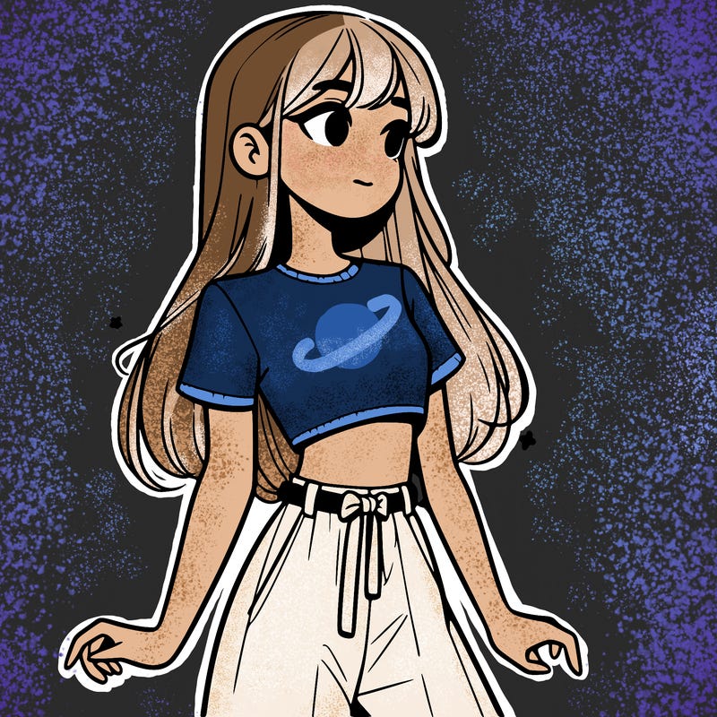 girl in a cute crop top