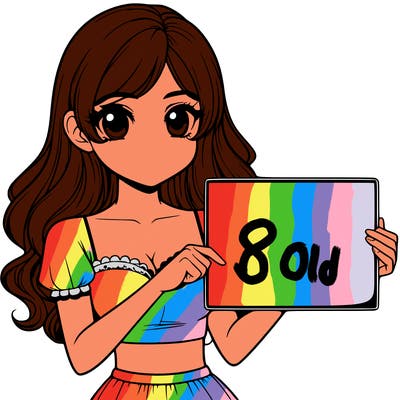 realistic pretty girl holding blank sign