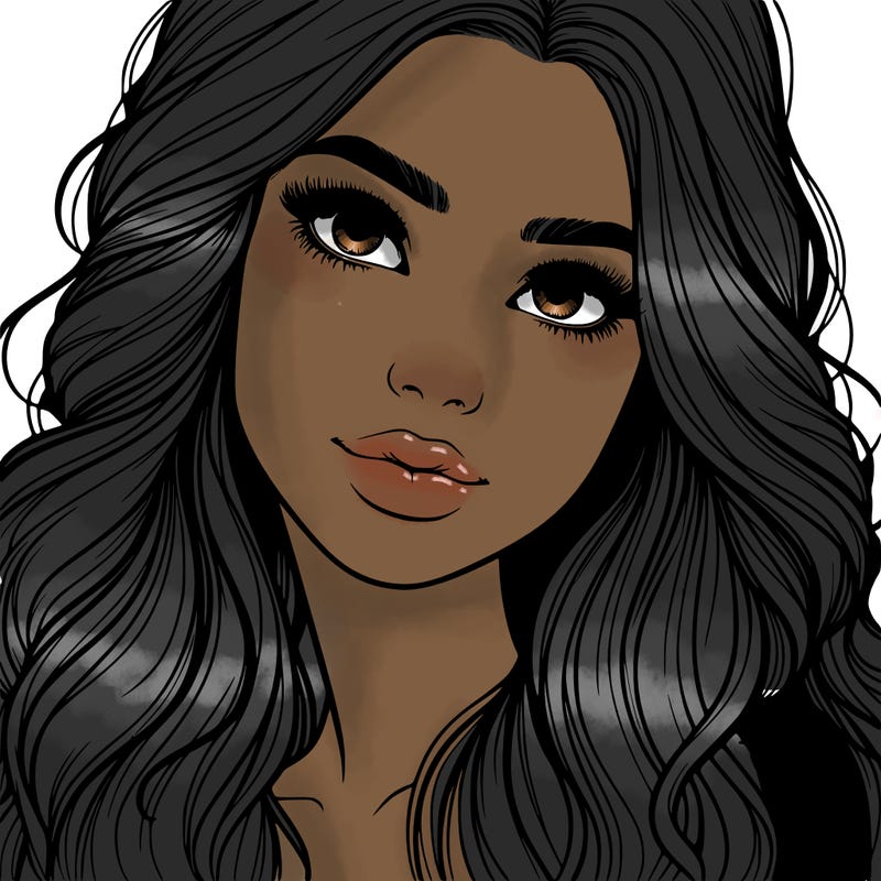 beautiful realistic girl