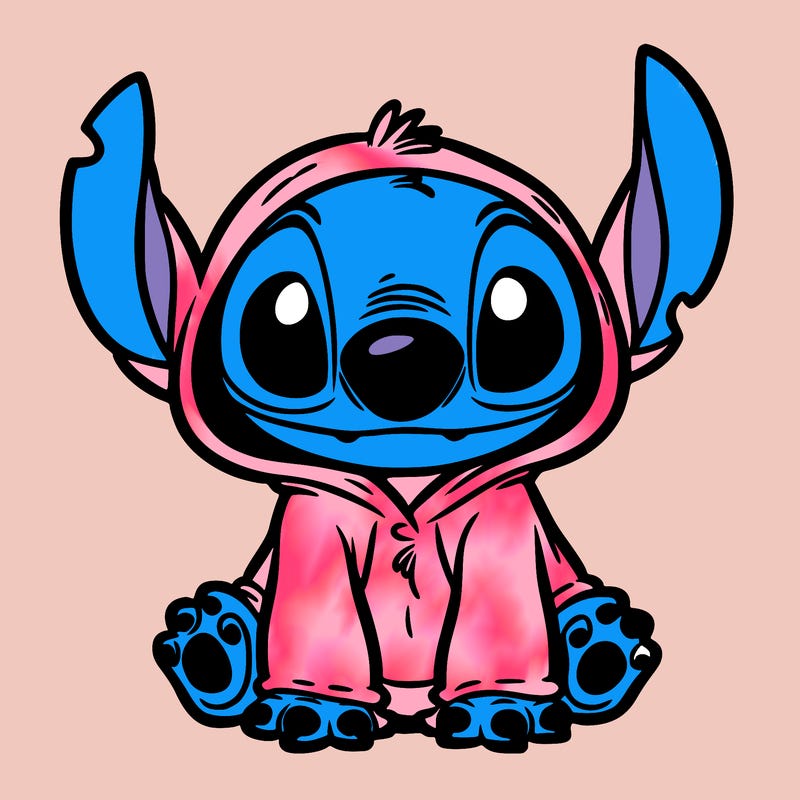 stitch in a dog costume