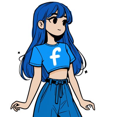 girl in a cute crop top