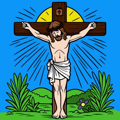 jesus on the cross