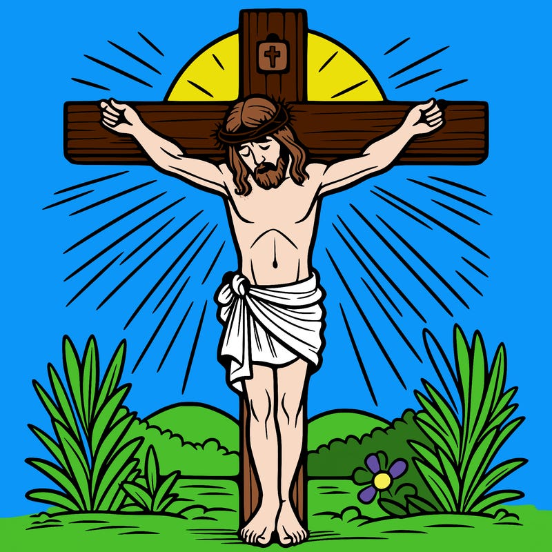 jesus on the cross