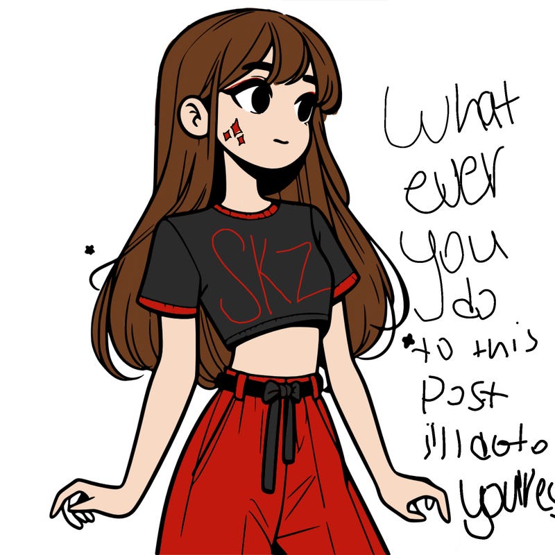 girl in a cute crop top