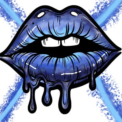 lips that look realistic and drip