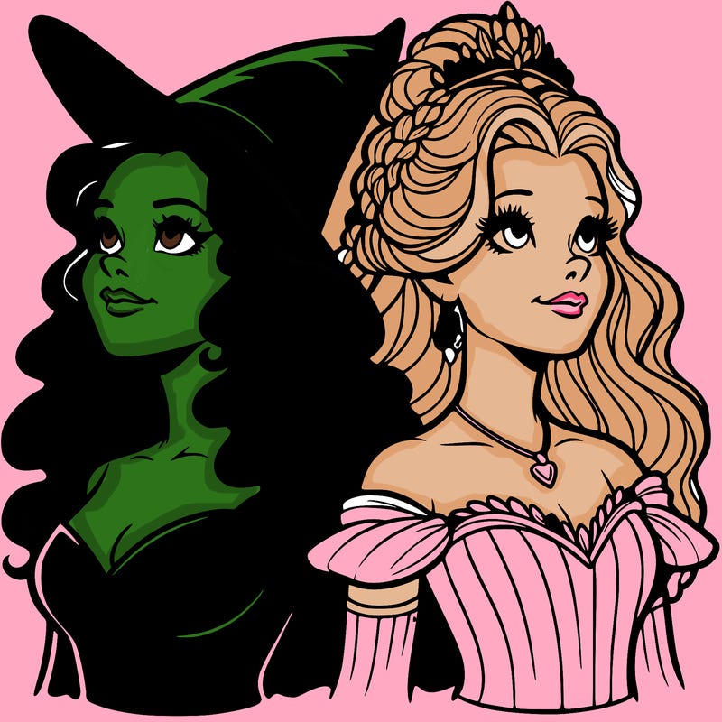 'elphaba and glinda (realistic)