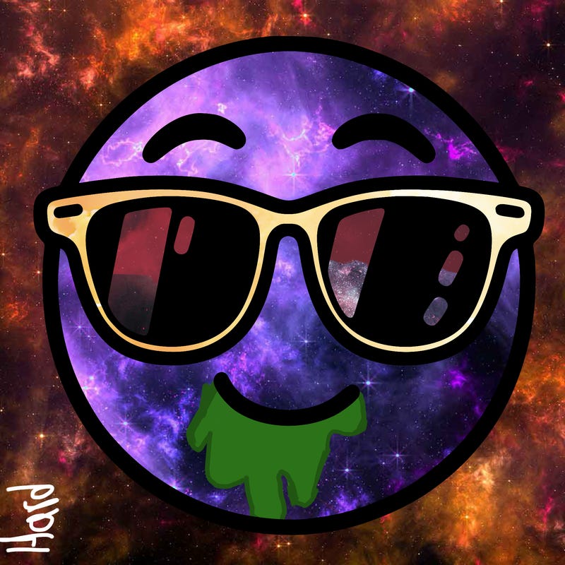 emoji with sunglasses