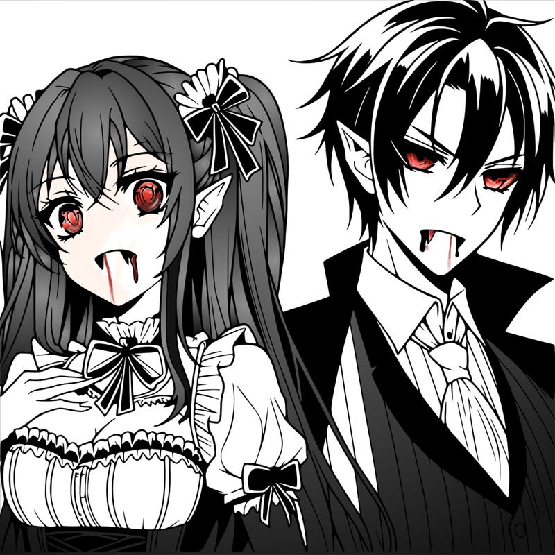anime vampire couple