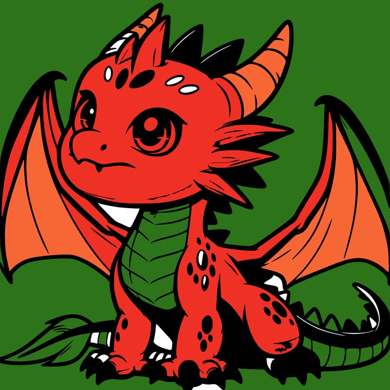 fierce baby night dragon