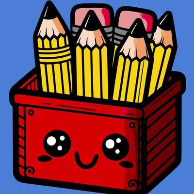 a pencil box