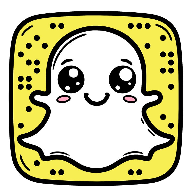 the real snapchat logo