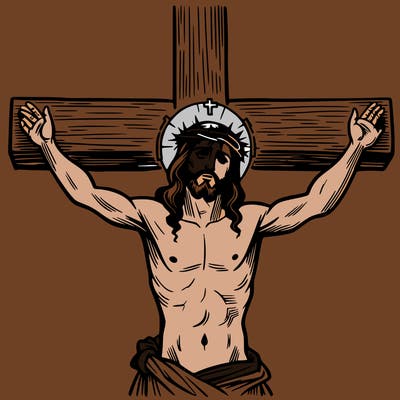 jesus on the cross