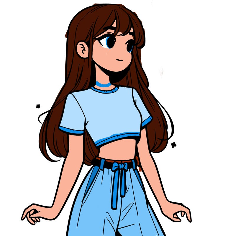 girl in a cute crop top