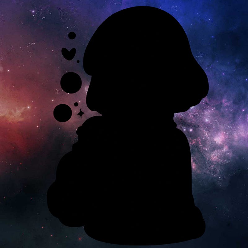 manga girl drinking boba in cozy sweater