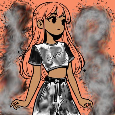 girl in a cute crop top