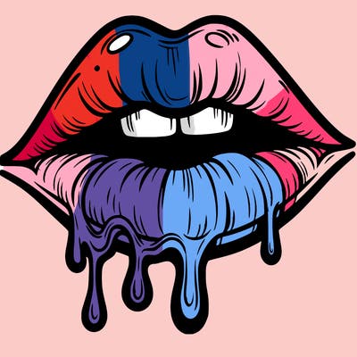 lips that look realistic and drip