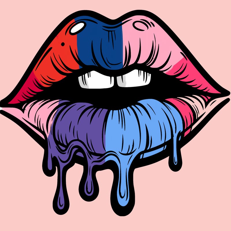 lips that look realistic and drip