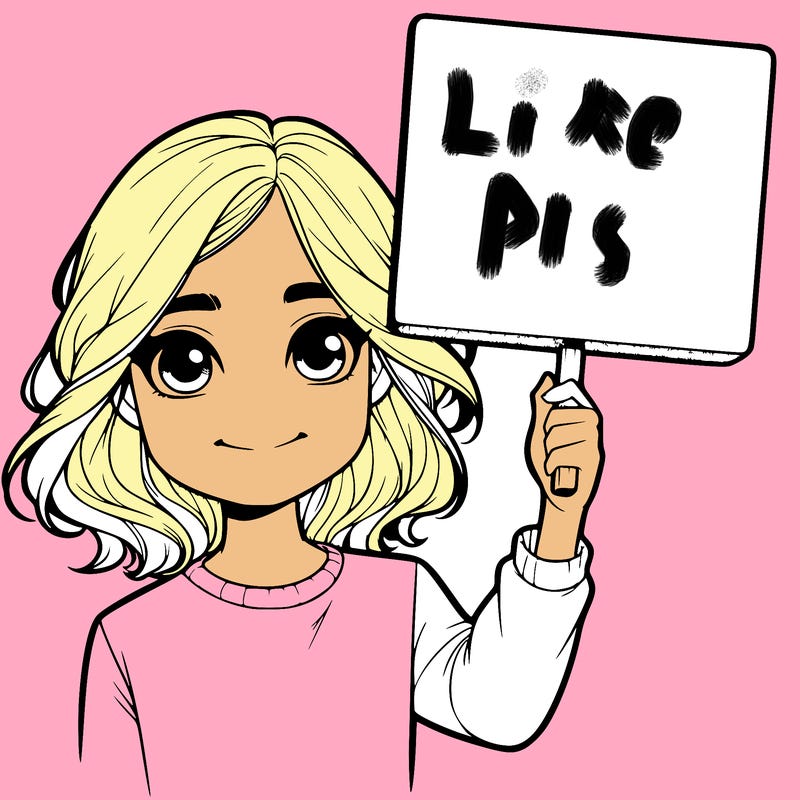 realistic girl holding up a sign