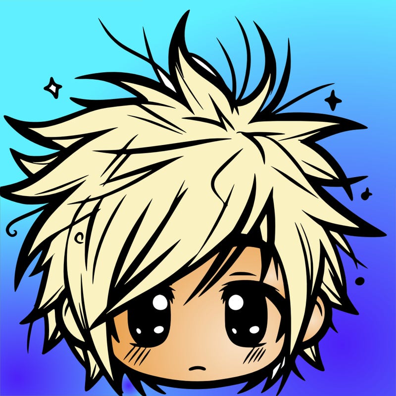 messy hair sharp eyes