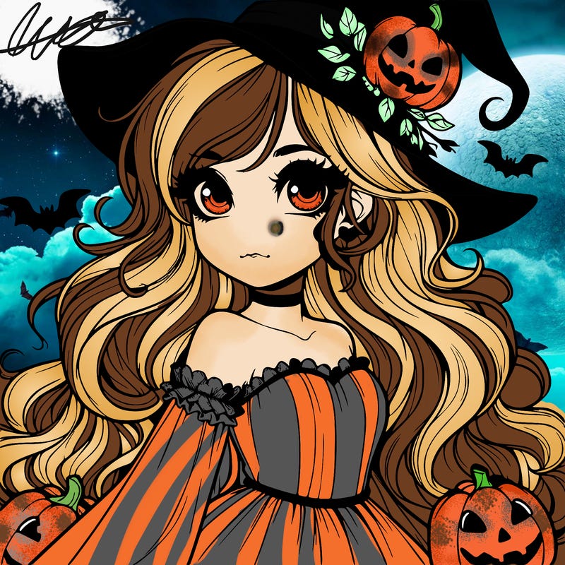 realistic girl halloween