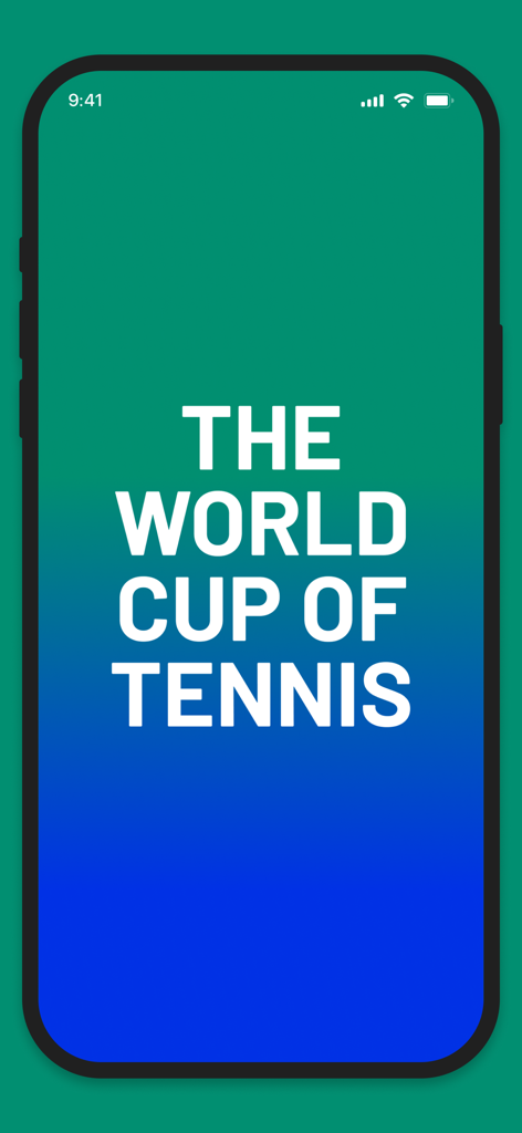 Davis Cup & BJK Cup - The World Cup of Tennis welcome screen