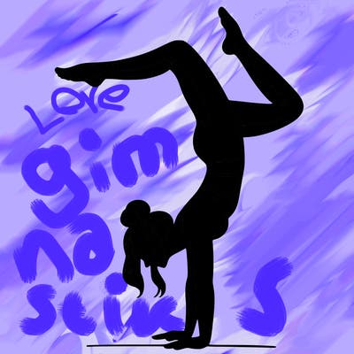 a woman doing a handstand