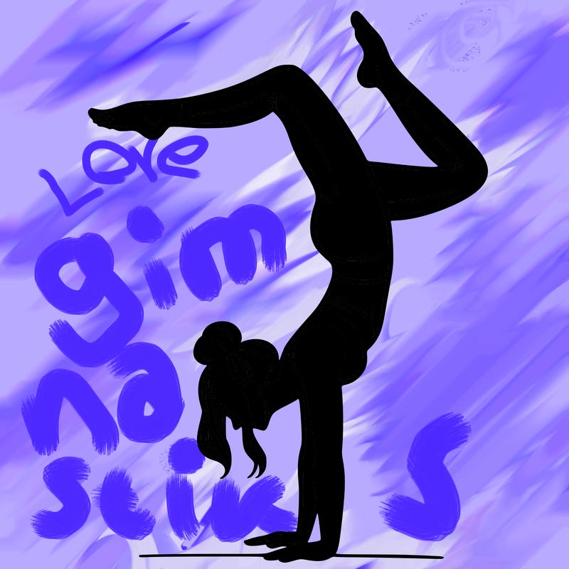 a woman doing a handstand