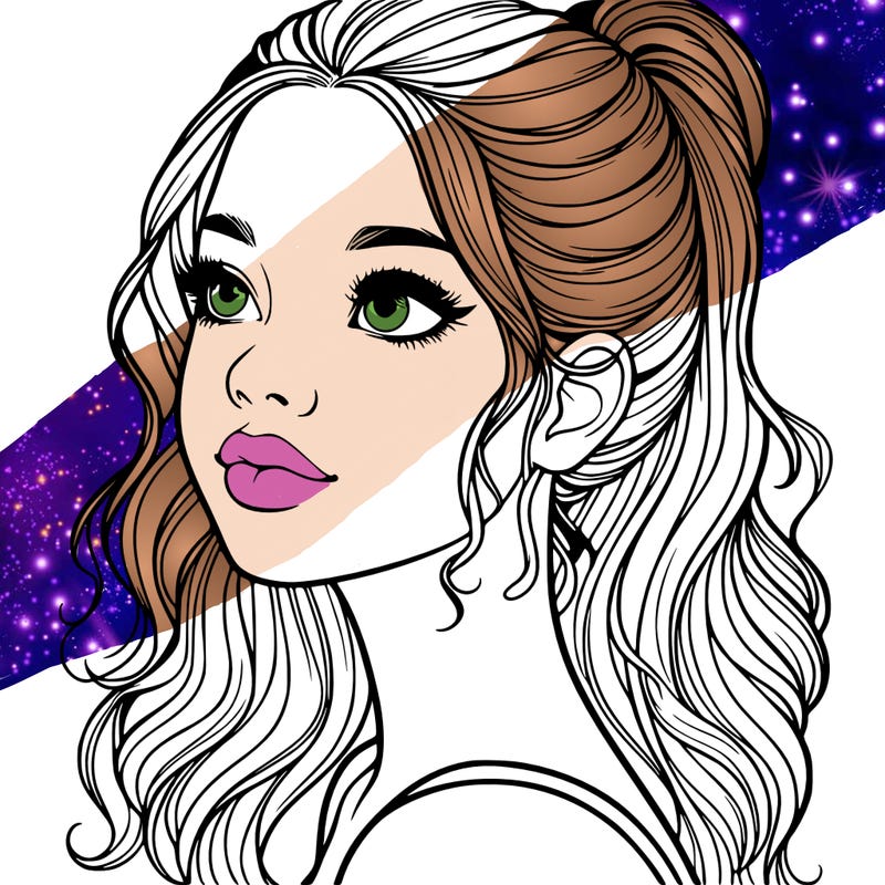 beautiful realistic girl