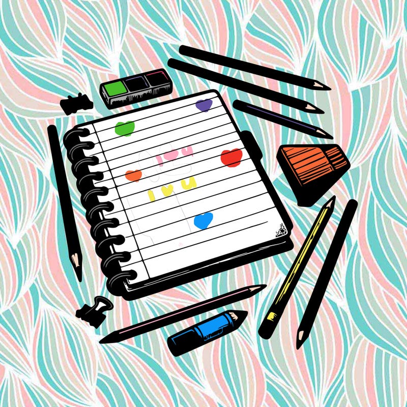 realistic blank note book