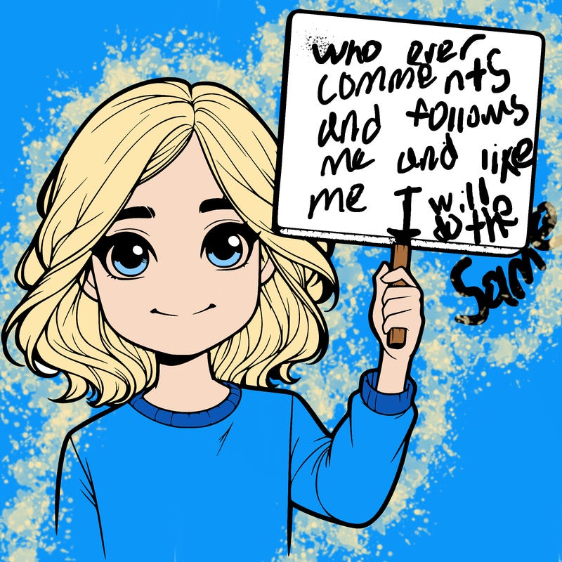 realistic girl holding up a sign