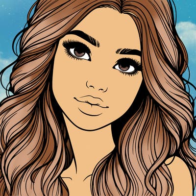 beautiful realistic girl