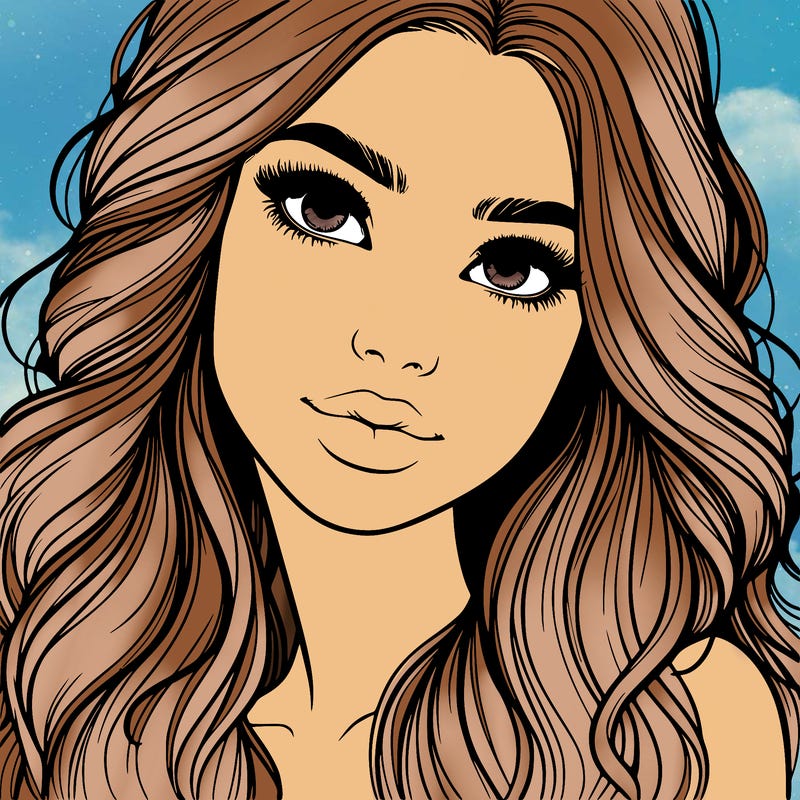 beautiful realistic girl