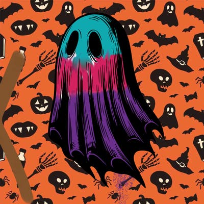 realistic creepy ghost