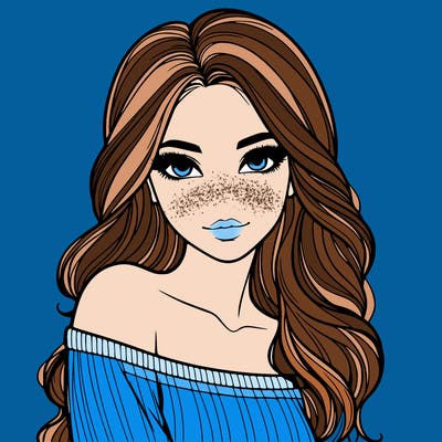 a realistic girl,she's really pretty