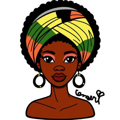 african woman